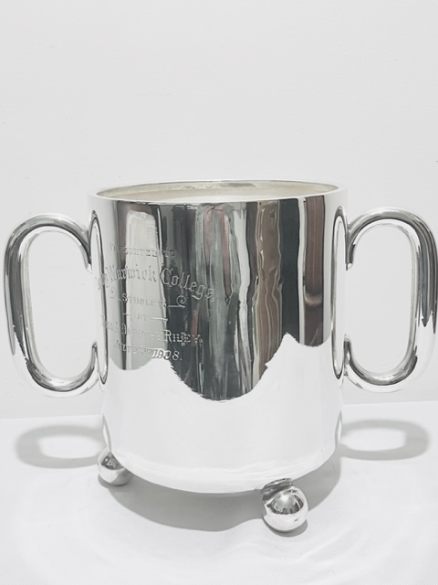 Antique Silver Plated Wine Cooler Trophy