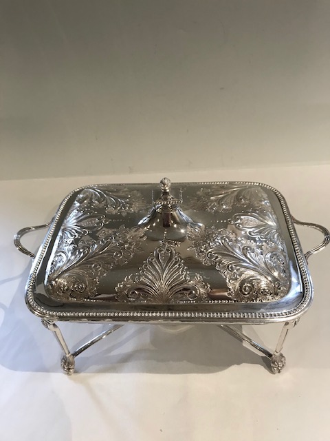Walker & Hall Silver Plated Entree Dish Stand