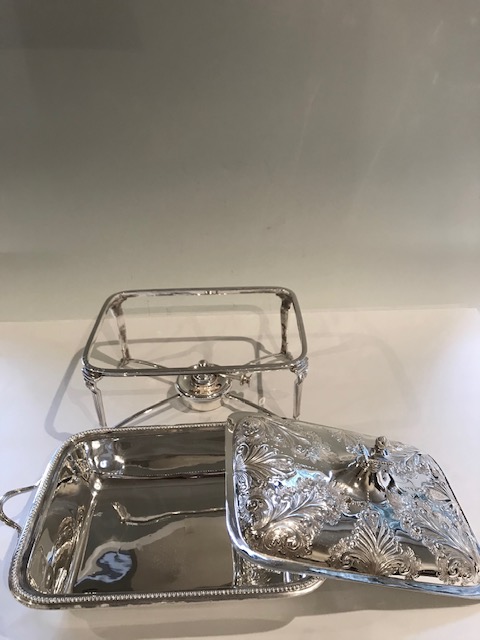 Walker & Hall Silver Plated Entree Dish Stand
