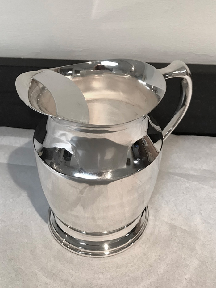 Charming Little Antique Silver Plated Water Pitcher