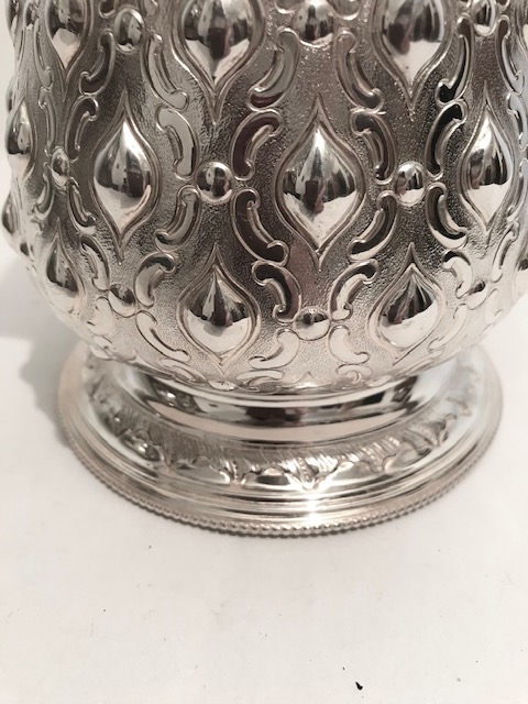 Large Martin Hall & Company Antique Silver Plated Lidded Tankard or Flagon
