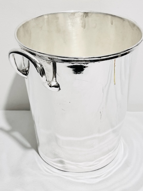 Antique Silver Plated Hotel Quality Wine or Champagne Cooler Bucket