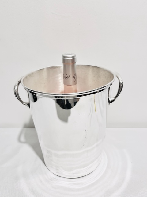 Antique Silver Plated Hotel Quality Wine or Champagne Cooler Bucket
