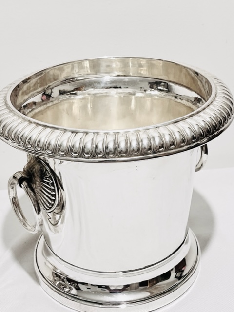 Pair of Antique Silver Plated Wine Coolers or Planters