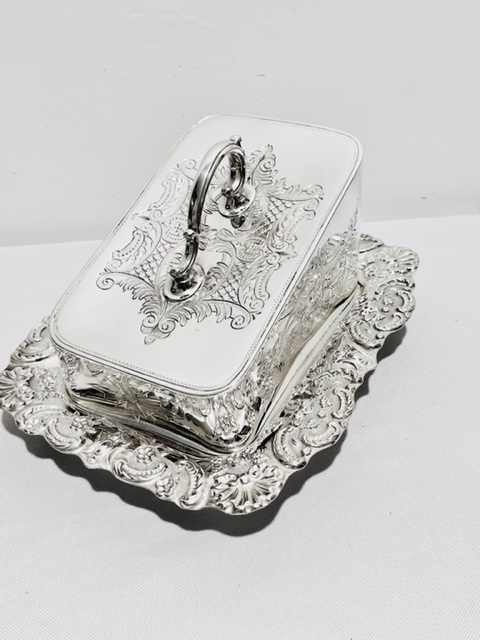 Victorian Silver Plated Cheese Dish