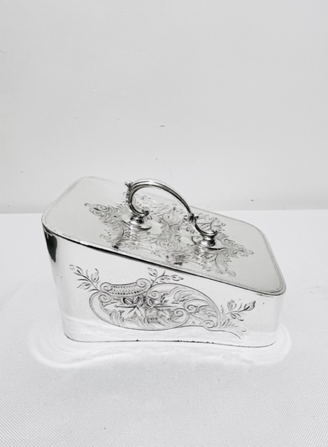 Victorian Silver Plated Cheese Dish