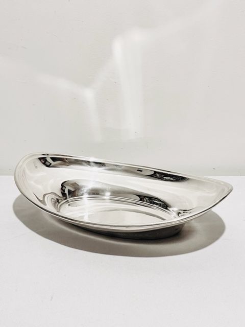 Vintage Silver Plated Bread Roll Dish That was Used by the RAF