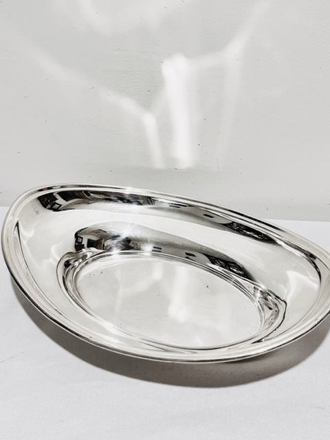 Vintage Silver Plated Bread Roll Dish That was Used by the RAF