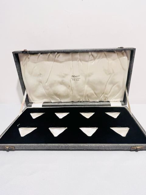 Vintage Silver Plated Scallop Shells in Original Box