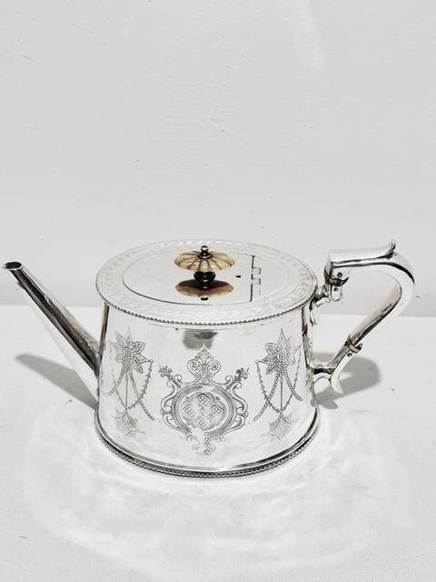 Antique Silver Plated Thomas White & Co of Birmingham Teapot