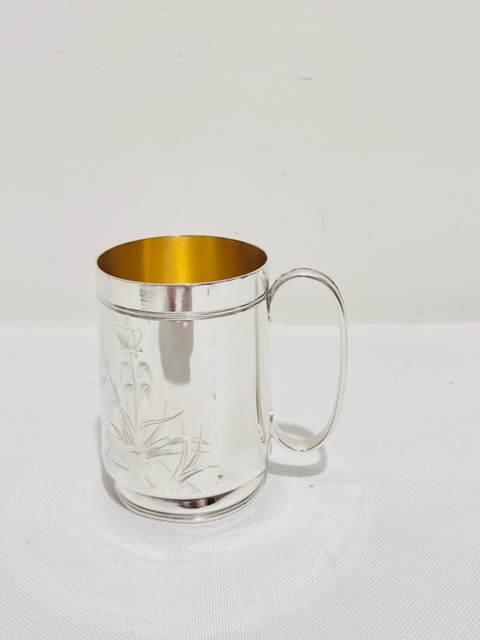 Antique Silver Plated Child’s Christening Cup