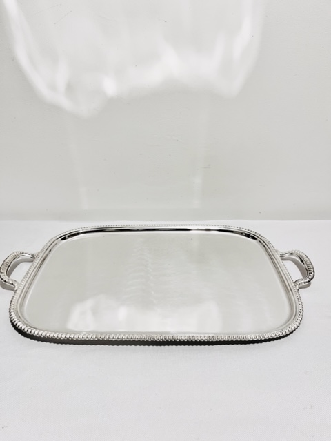 Smart Small Antique Silver Plated Tray (c.1900)