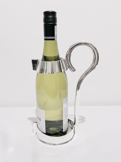 Smart Plain in Design Antique Silver Plated Wine Port Bottle or Holder