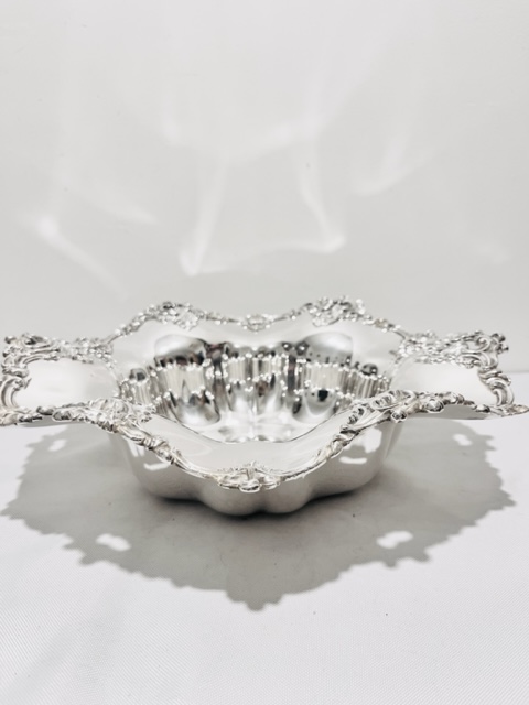 Handsome Antique Silver Plated Fruit or Bread Bowl (c.1880)