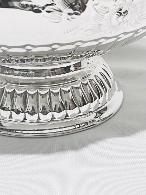 Vintage Large Silver Plated Punch Bowl