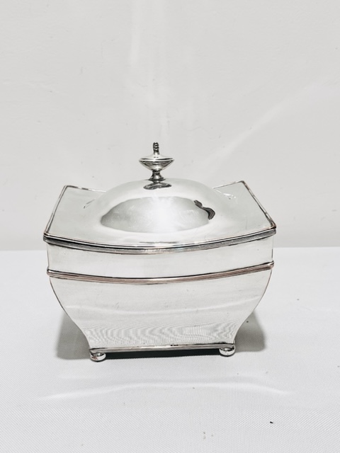 Antique Old Sheffield Plate Tea Caddy (c.1830)