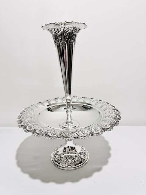 Stylish Antique Silver Plated Epergne by Cooper Brothers