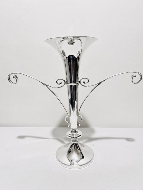 Antique Silver Plated Epergne for Flowers or Fruit