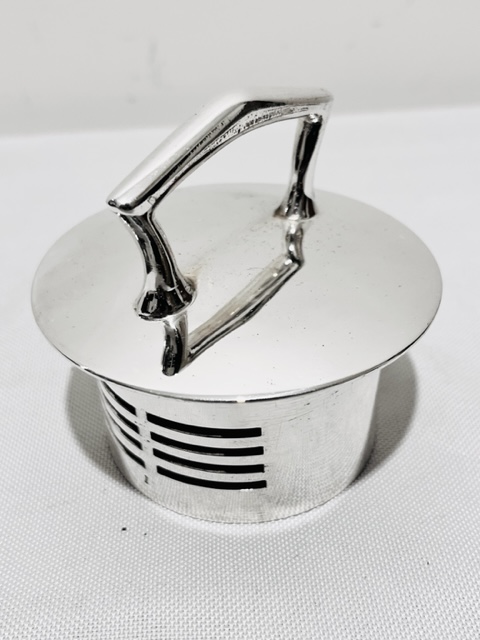 Novelty Vintage Silver Plated Cocktail Shaker by Asprey & Company