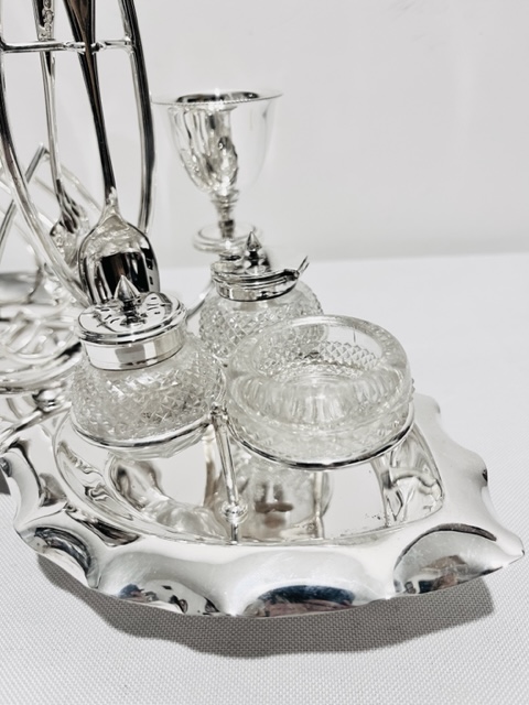 Charming Antique Silver Plated Breakfast Set