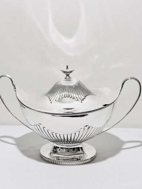 Adam’s Style Silver Plated Large Soup Tureen