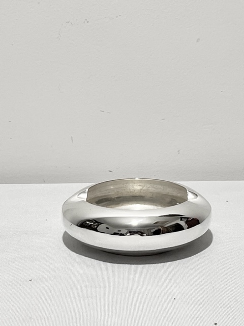 Smart Simple Vintage Silver Plated Ashtray (c.1940)