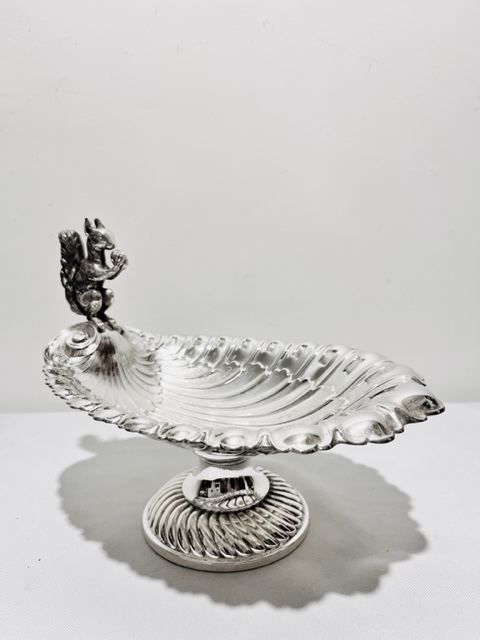 Antique Silver Plated WMF Nut Serving Dish (c.1880)