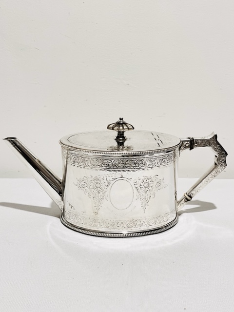 Handsome Elkington & Company Antique Silver Plated Teapot (c.1880)