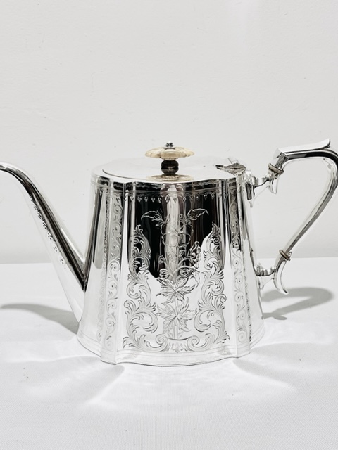 Antique Silver Plated Teapot by Cooper Brothers of Sheffield (c.1880)