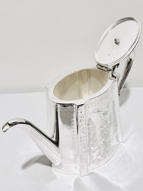 Antique Silver Plated Teapot by Cooper Brothers of Sheffield
