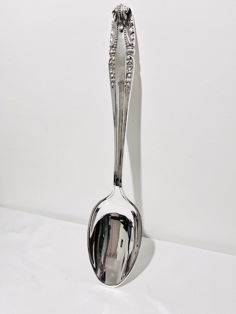 Enormous Antique Silver Plated Spoon