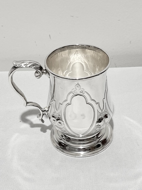 Smart Traditional Antique Silver Plated Christening Cup (c.1880)