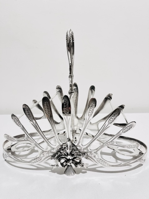 Exceptional Large Antique Silver Plated Toast Rack by Elkington