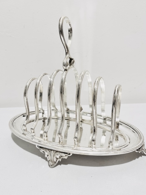Smart Antique Roberts and Belk Silver Plated Toast Rack (c.1880)