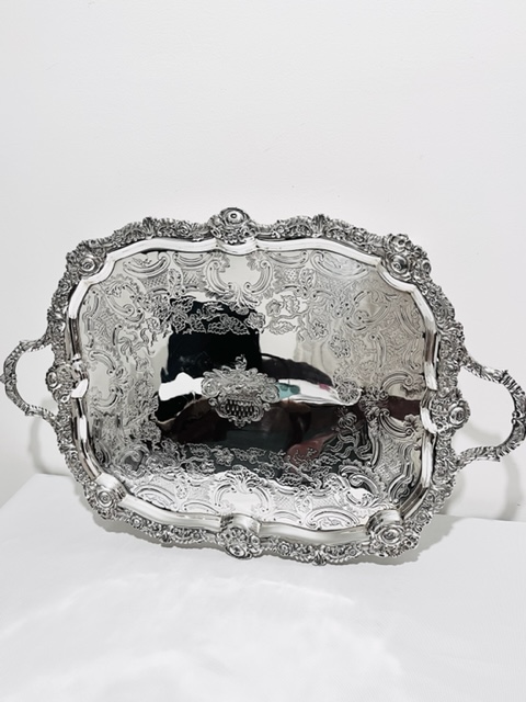 Exceptional Antique Old Sheffield Silver Plate Tray