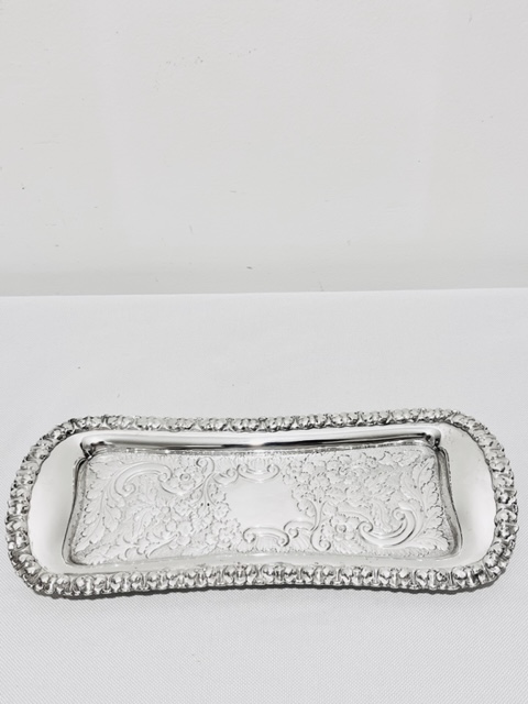 Charming Old Sheffield Plate Snuffer Tray (c.1830)