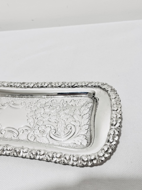 Charming Old Sheffield Plate Snuffer Tray