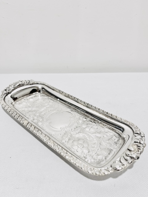Old Sheffield Plate Antique Tray