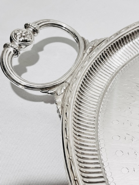 Fine Antique Silver Plated Tray by Elkington & Company