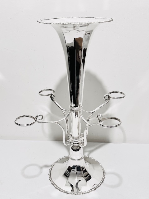 Tall and Imposing Antique Silver Plated Epergne