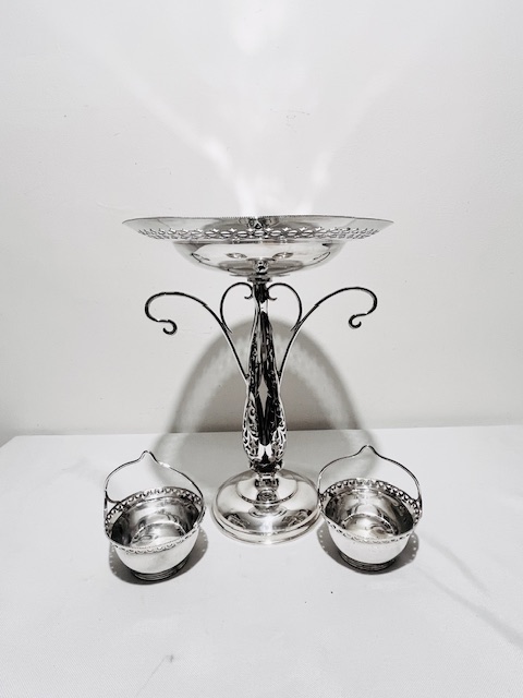 Antique Mark Willis Silver Plated Epergne