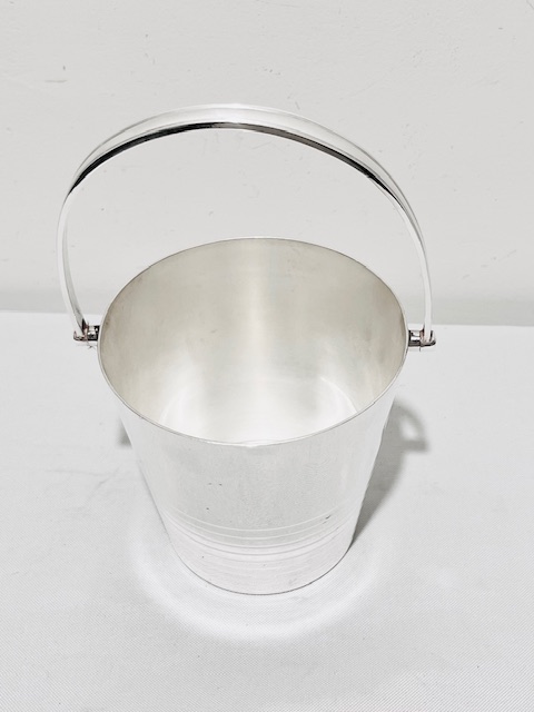 Vintage Silver Plated Ice Pail or Bucket by Barker Brothers of Birmingham