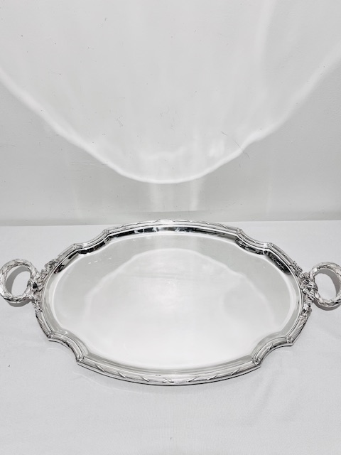 Antique Silver Plated Tray by Goldsmiths Silversmiths Company of Regents Street