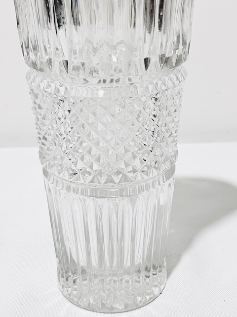 Antique Silver Plated and Glass Cocktail Stirrer Jug