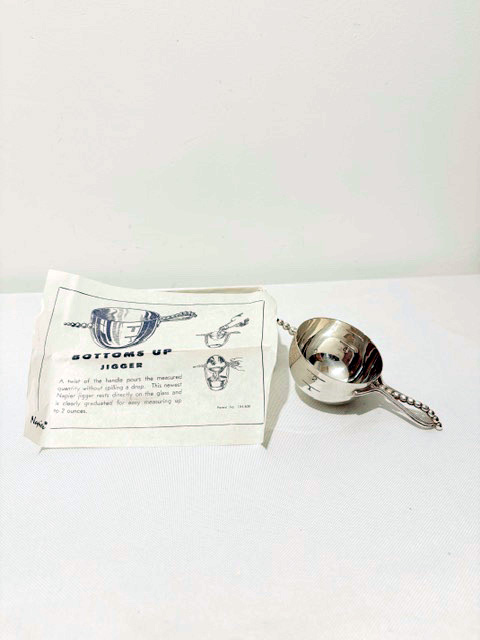 Vintage Silver Plated Boxed Drinks Measure or Jigger (c.1940)