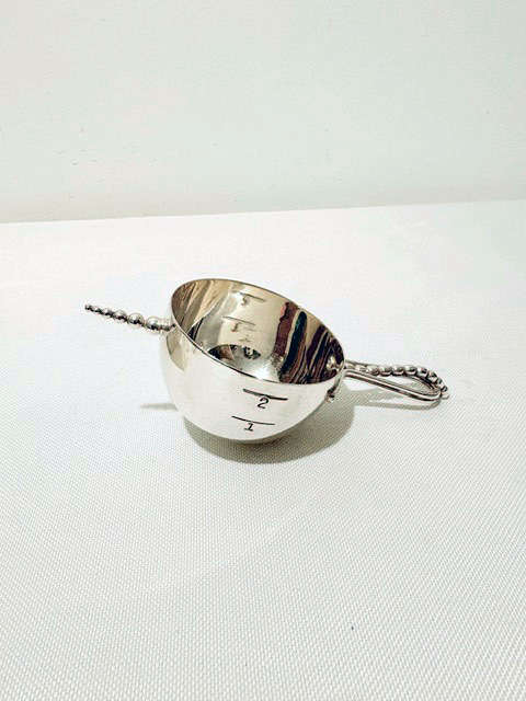 Vintage Silver Plated Boxed Drinks Measure or Jigger