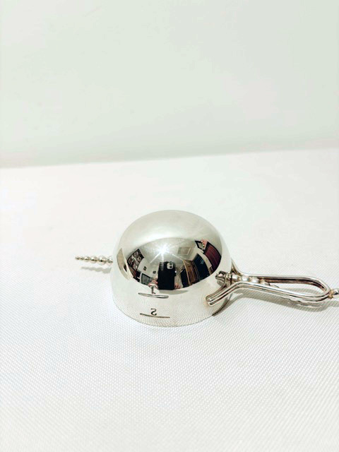 Vintage Silver Plated Boxed Drinks Measure or Jigger