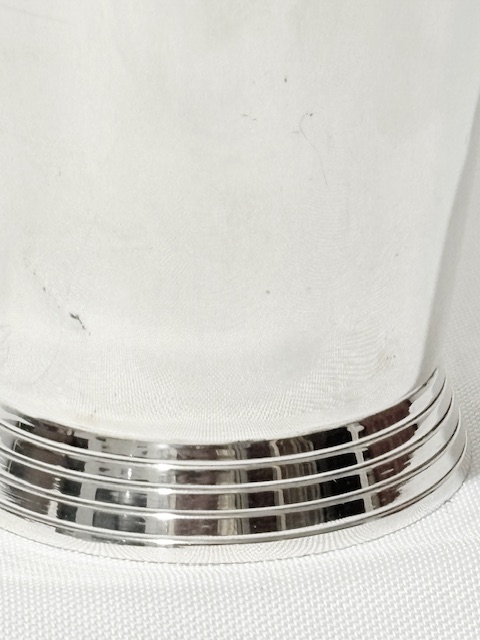 Keith Murray Designed for Mappin & Webb Silver Plated Cocktail Shaker Keith Murray Designed for Mappin & Webb Silver Plated Cocktail Shaker