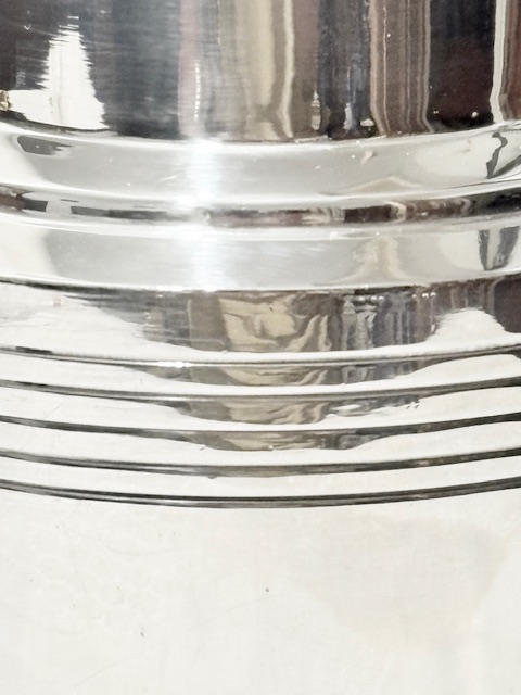 Keith Murray Designed for Mappin & Webb Silver Plated Cocktail Shaker Keith Murray Designed for Mappin & Webb Silver Plated Cocktail Shaker