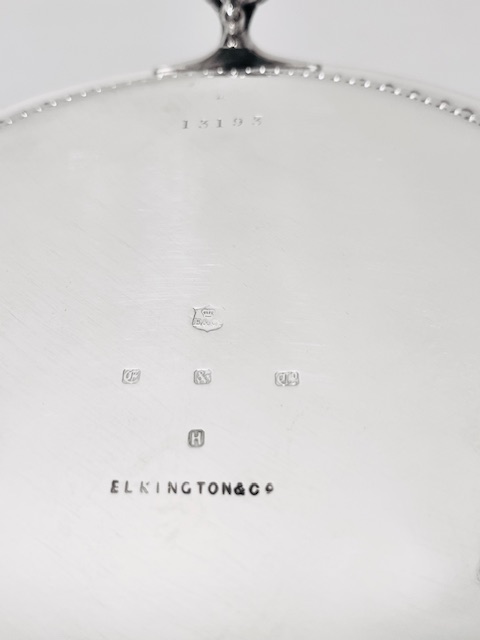 Antique Silver Plated Biscuit Box by Elkington & Company Antique Silver Plated Biscuit Box by Elkington & Company